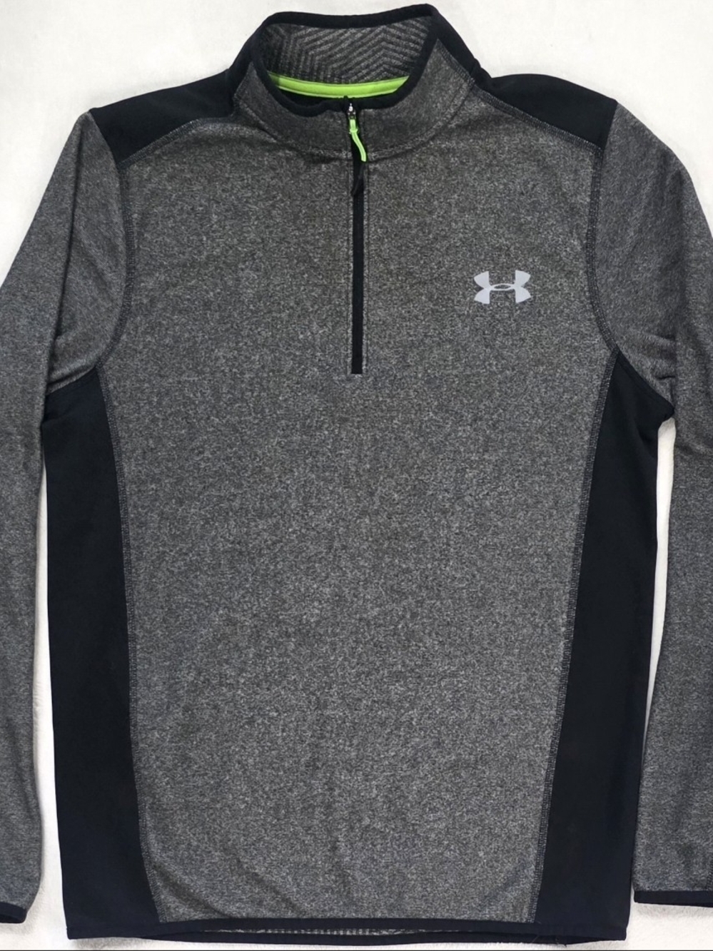 Under Armour ColdGear Infrared 1/4 Zip Men’s Small Grey Black